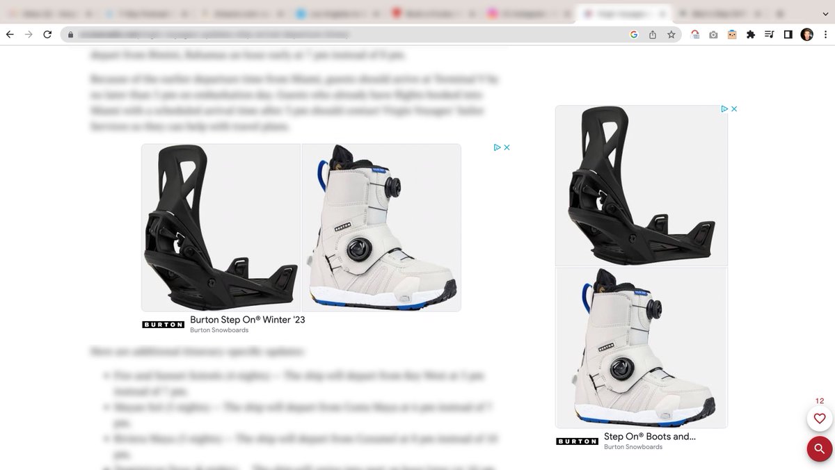 Tony Chopp (@tonychoppc) on Twitter photo Nice job <a href="/burtonsnowboard/">Burton Snowboards</a>, you got me with a Display Ad.
New step-on bindings for Winter 23'. I'll click. Nice job <a href="/burtonsnowboard/">Burton Snowboards</a>, you got me with a Display Ad.
New step-on bindings for Winter 23'. I'll click.