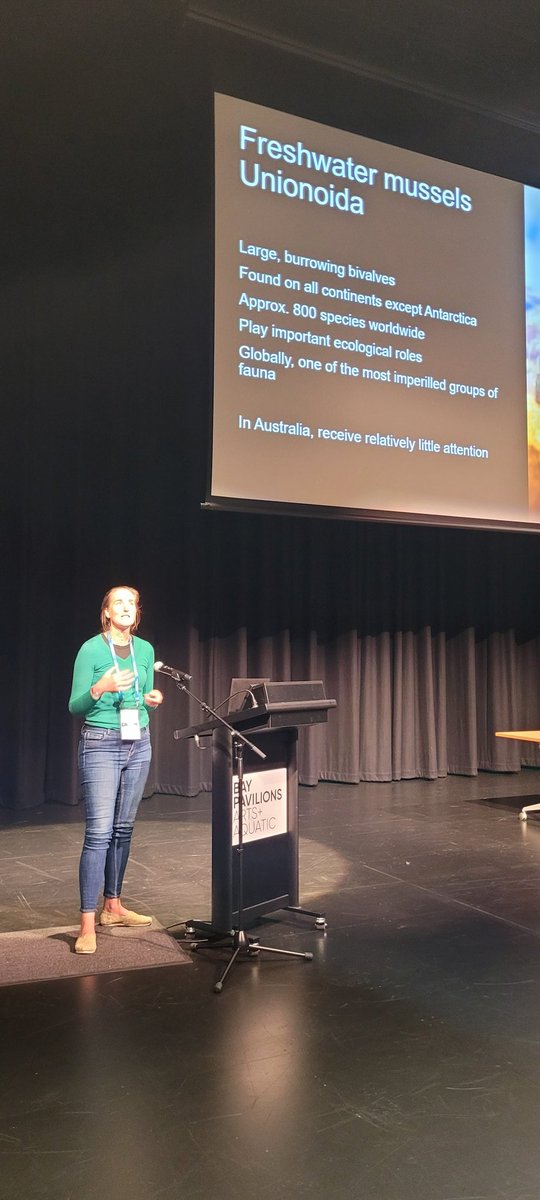 Fiona Dyer (@fionadyer) on Twitter photo Nicole McCasker talking about our charismatic freshwater mussels! #AFSS2022 <a href="/AusFreshwater/">Australian Freshwater Sciences Society (AFSS)</a> <a href="/CharlesSturtUni/">Charles Sturt University</a> <a href="/robyn_watts/">Robyn Watts</a> Nicole McCasker talking about our charismatic freshwater mussels! #AFSS2022 <a href="/AusFreshwater/">Australian Freshwater Sciences Society (AFSS)</a> <a href="/CharlesSturtUni/">Charles Sturt University</a> <a href="/robyn_watts/">Robyn Watts</a>