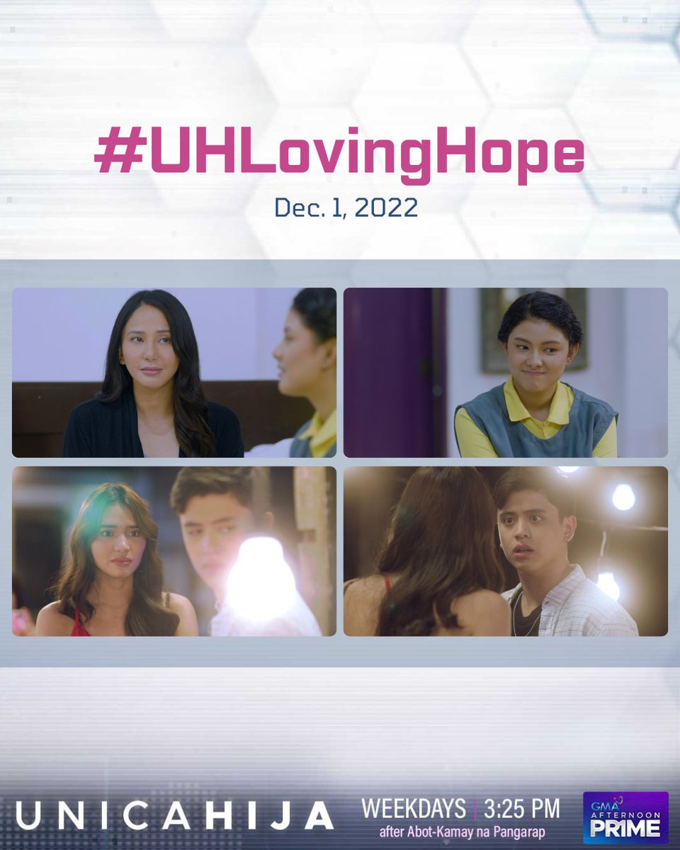 GMADrama's tweet photo. Hope is slowly getting all the love she deserves! #UHLovingHope

Konti-konti na silang nagiging malapit ni Diane habang konti-konti na rin nahuhulog ang loob ni Ralph sa kanya. Deserve! Abangan ang #UnicaHija mamayang 3:25 PM! https://t.co/un3CV8kBUH