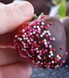 TeacherShellyD's tweet photo. What’s better than chocolate strawberries? Chocolate strawberries with sprinkles on top! Everything is better with sprinkles has a DOUBLE MATCHING OFFER meaning only $81 more before my culinary class can sprinkle our cooking labs with sass. https://t.co/EKXoX4NW0S #DonorsChoose https://t.co/f4jakw6AR7