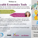 Photo by Health Economics Research Network (@HealthEcoRN)