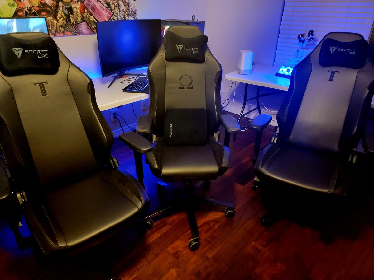 Just added two more Secret Lab gaming chairs.
Best in the business @Kenny_Boy9YT @KhronicSZN @KhronicSZN <a href="/emailjayson/">Jason 🇺🇸 2A</a> <a href="/EDUB4444/">EMAN444</a> <a href="/secretlabchairs/">Secretlab</a>