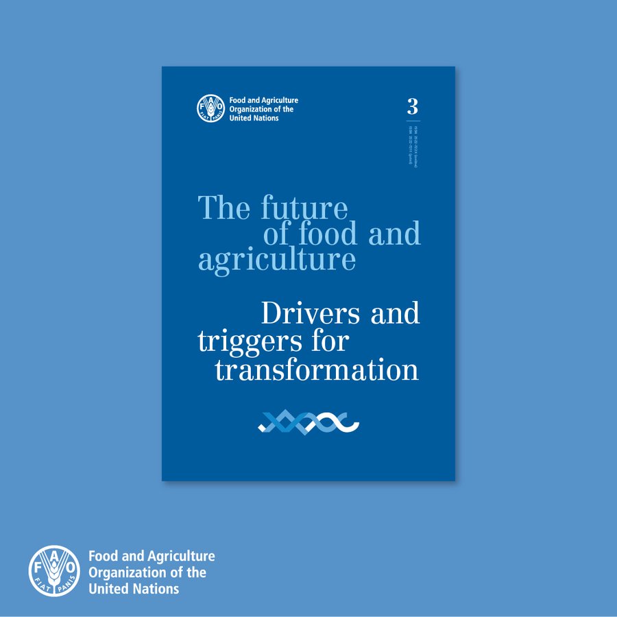 #国連食糧農業機関(@FAO)のレポート📘'The future of food and agriculture: Drivers and triggers for transformation (#FOFA2022)'が発出されます。

発出イベントはこちら：
🗓️ 12月2日（金）
⏰ 13:00-14:30（中央ヨーロッパ時間）
📌fao.zoom.us/meeting/regist…

#食料 #農業