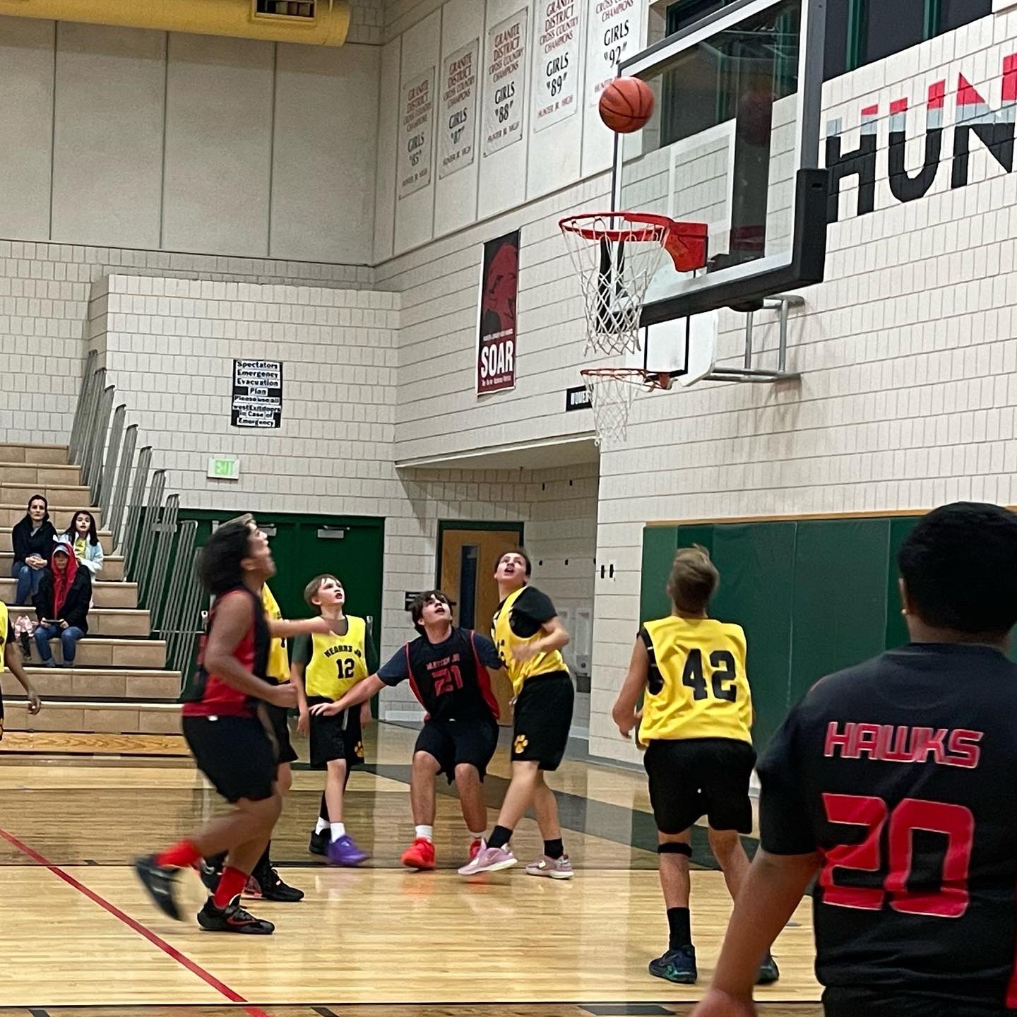 Hunter Junior High on Twitter "Our basketball teams played Kearns Jr