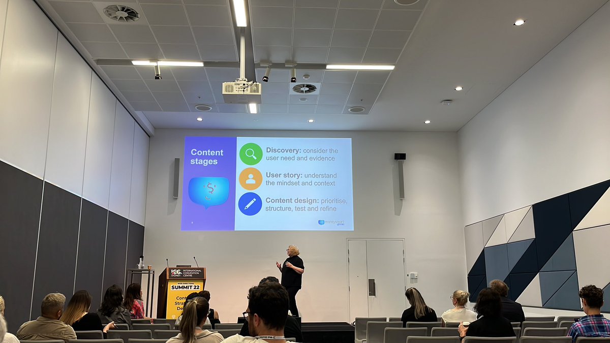 TheLiterati's tweet photo. @JudeWaller next up on the @webdirections #summit22 #contenttrack: Agile content design in action: it’s about *being* agile not [just] *doing* a process. https://t.co/IVxaFb70NH