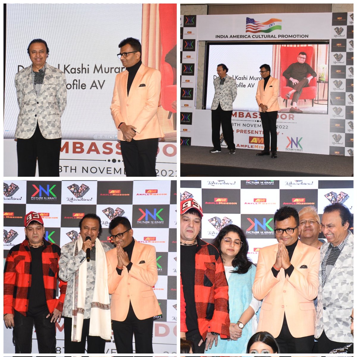 AneelMurarka's tweet image. So humbled and honoured to receive the esteemed title of #Ambassador of Ent &amp;amp; Scholastic Development for the #IndiaAmericaCulturalPromotion. 

Thanks to Bharat Garodia ji, his feats are incomparable in strengthening ties between the two countries towards #CulturalProgrammes 🇮🇳 🇺🇲