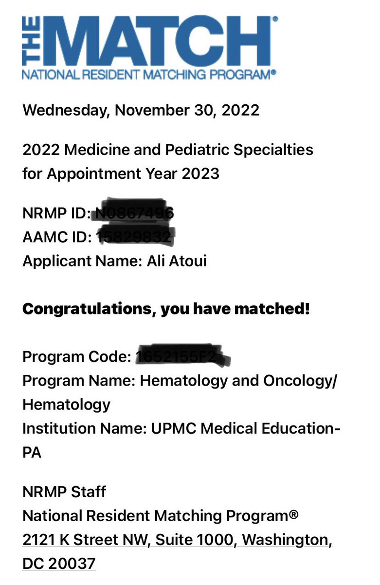 Extremely thrilled to be joining <a href="/UPMCHillmanCC/">UPMC Hillman Cancer Center</a> for Hematology Fellowship!! I am grateful for the support of my family, wife <a href="/ChakraRim/">Rim Abou Chakra, MD</a> and mentors <a href="/AliTaherMD/">Ali Taher</a> <a href="/ImanAboudalle/">iman aboudalle</a> <a href="/elcheikhjean/">Dr jean elcheikh</a> <a href="/nourmoukalled/">Nour Moukalled</a> @ Ali Bazarbachi. To a new exciting journey!