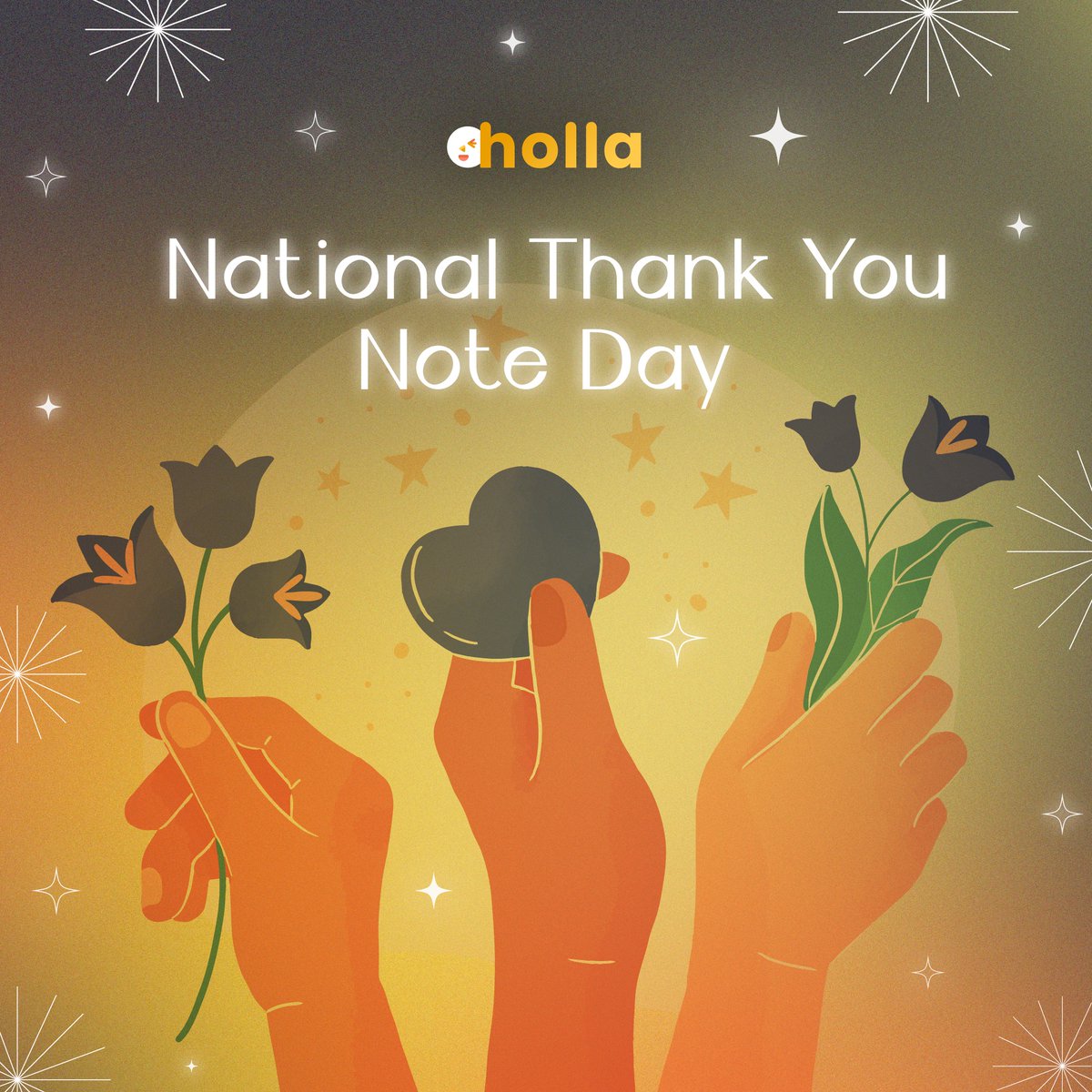 get_holla's tweet photo. Time to put down the devices and start writing thank you notes to all those Christmas gift givers; or just write to someone whom you haven't been in touch with before the year ends!

#Holla #HollaShoutouts #NationalThankYouNoteDay https://t.co/I7sPy4h995