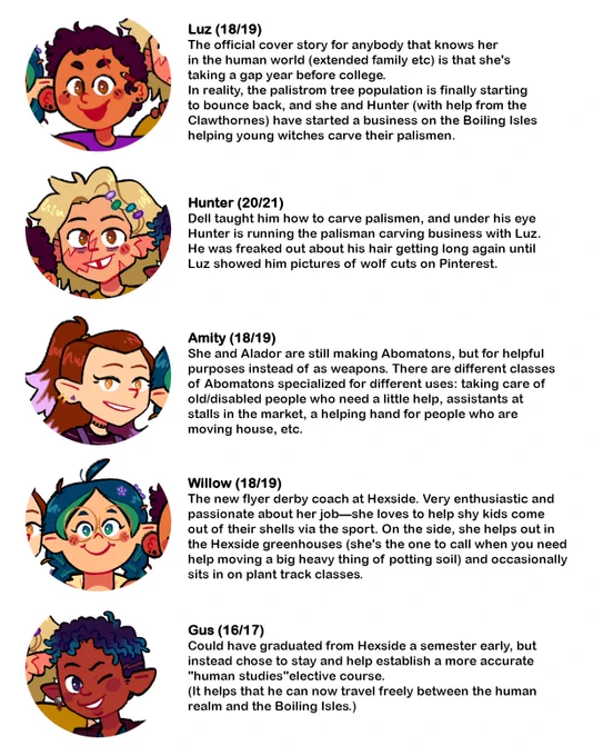 Thinking about... post-canon Hexsquad #theowlhouse 