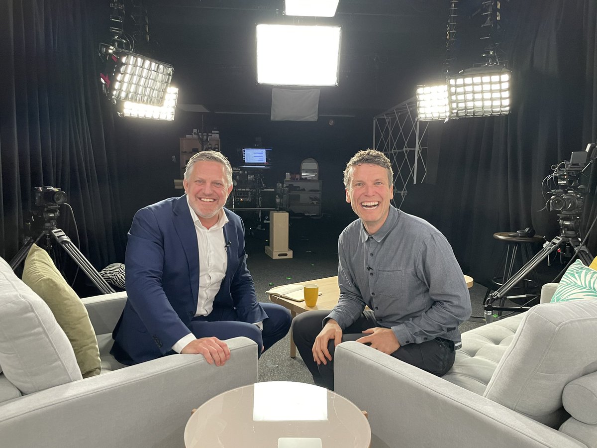 On the couch interview with <a href="/Bellroy/">Bellroy</a> CEO <a href="/Ando_F/">Andy Fallshaw</a>. I never get tired sharing ideas with Andy and today’s conversation about customer loyalty was no exception. I’ve left with at least three ideas for papers!