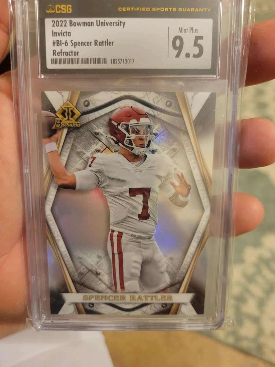 New addition to my collection. Population 1 <a href="/SpencerRattler/">Spencer Rattler</a> #November #howyoufinish #azfan