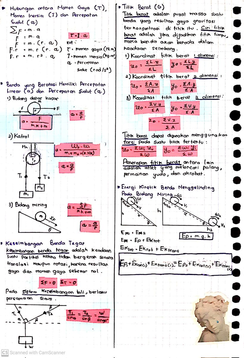 ndy_studynotes's tweet image. Catatan fisika kelas 11
Dinamika rotasi
#catatansma #catatanfisika