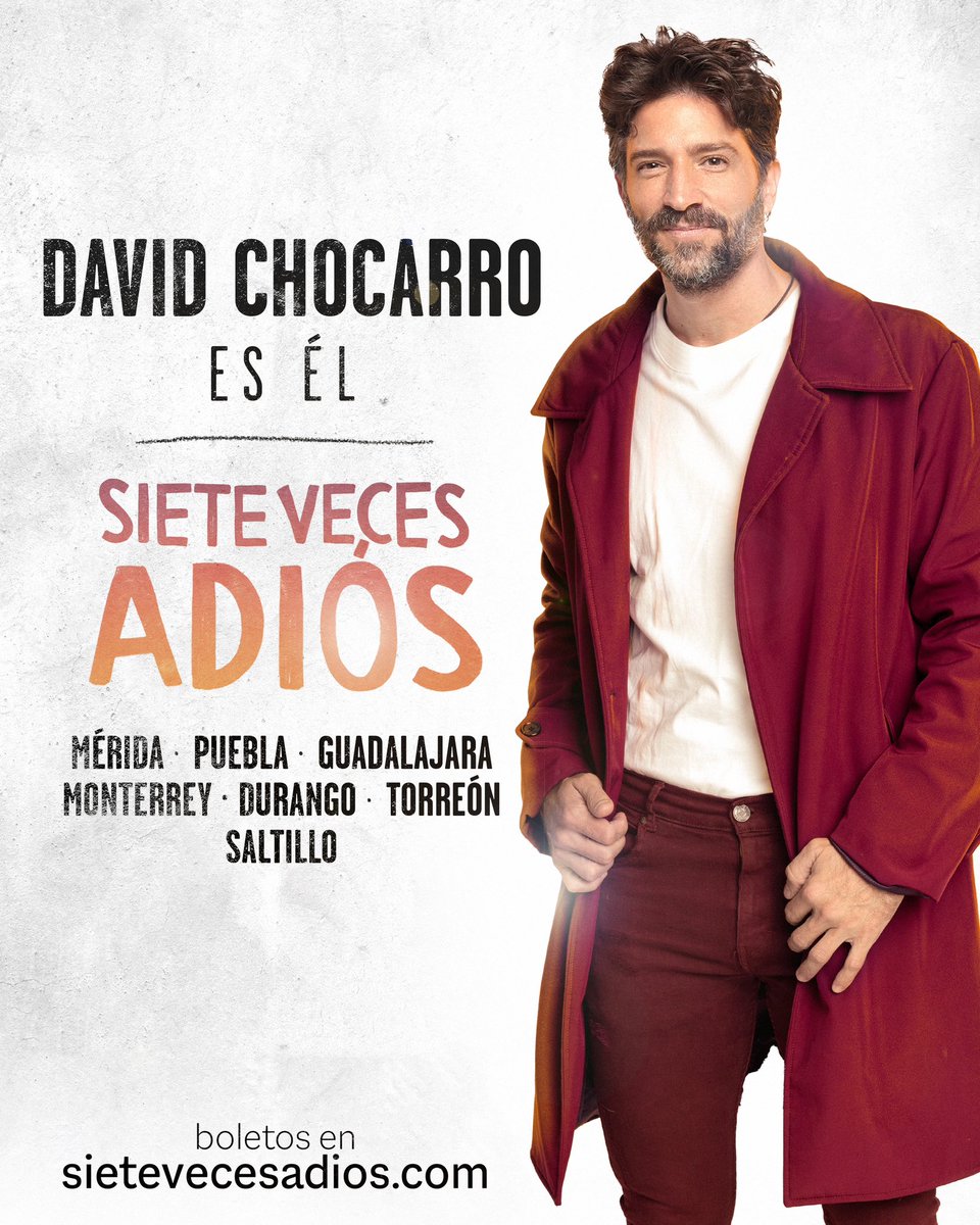 sietevecesadios's tweet photo. SORPRESA!!! @FernandaCGA y @DavidChocarro serán ÉL Y ELLA en la primera etapa de nuestra gira. https://t.co/HOqztSBnm9 https://t.co/QqPnfCZnH7