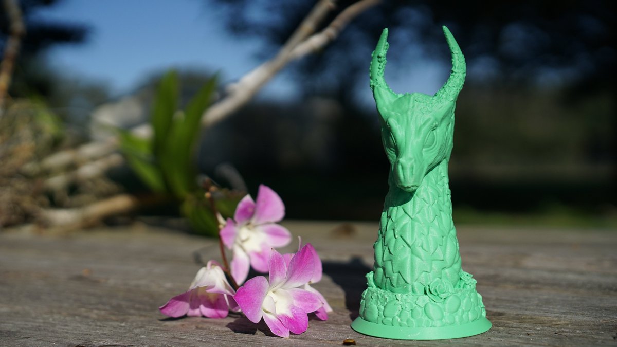3D_Musketeers's tweet image. OOPS Forgot to post this.. @fotismint has done it again with the creative direction of @BrittSithlord this Floral Dragon is AWESOME

14.5 hours on the @Prusa3D mk3s in @Polymaker_3D Forest green #polyterra

#3dprinting