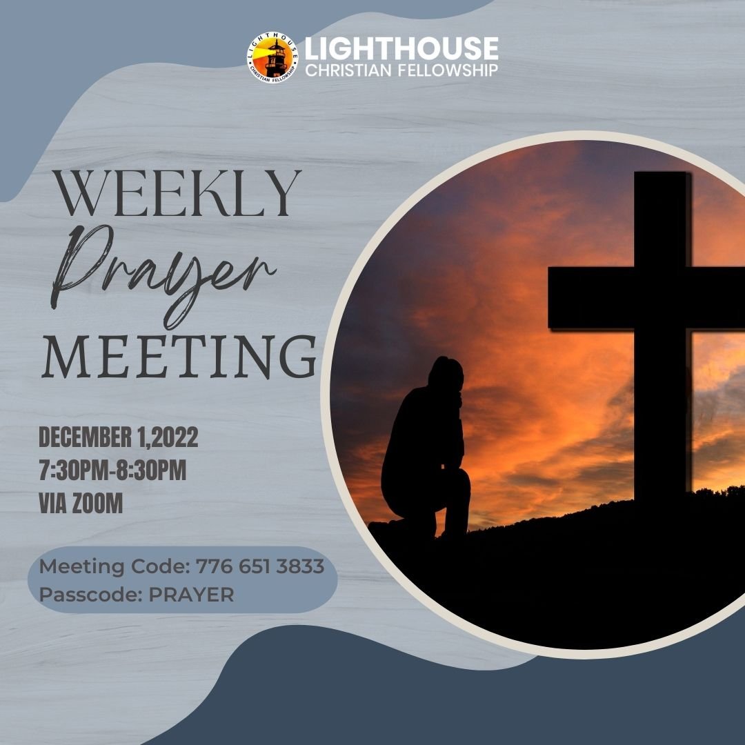 lighthousedavao's tweet photo. "Seek the Lord and his strength, seek his face continually."
- 1 Chronicles 16:11
Let's continue to establish a lifestyle of prayer as you join our Weekly Online Prayer Meeting tonight! See you all! π
#PrayerLifestyle
#OnlineWeeklyPrayerMeeting https://t.co/b40nJevn4s