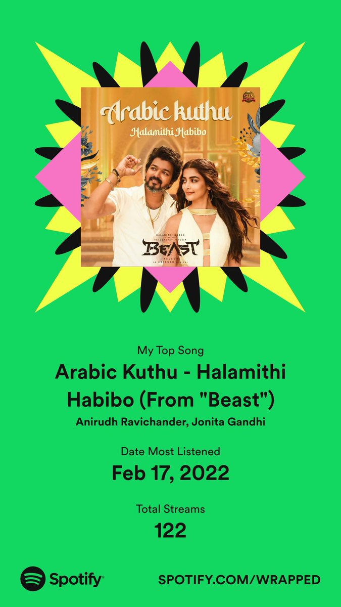 iam_deepakrish's tweet photo. @anirudhofficial @Spotify @spotifyindia Thanks 😊 https://t.co/u2d1AoYMKq