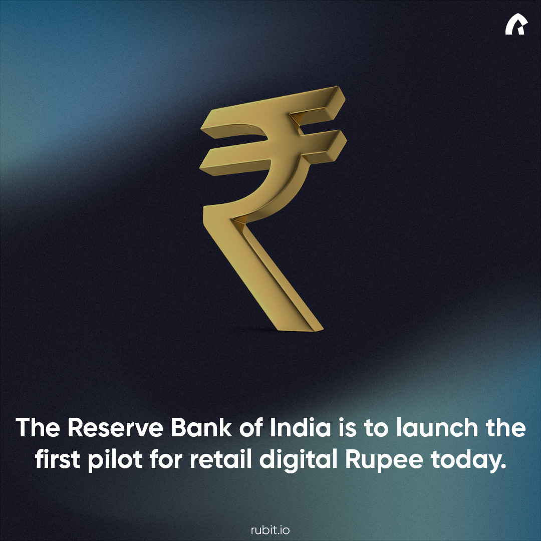 The scope of pilot may be expanded gradually to include more banks, users, and locations as needed, the RBI said.

#cryptocurrency #bitcoin #blockchain #ethereum #nft #crypto #rbi #India #Rupee #altcoin #trading #finance #market #investing