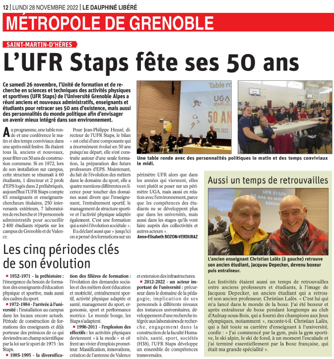 HerveDubouchaud's tweet photo. #HappyBirthday #UFRSTAPS @UGrenobleAlpes https://t.co/J4Vz62iV9r