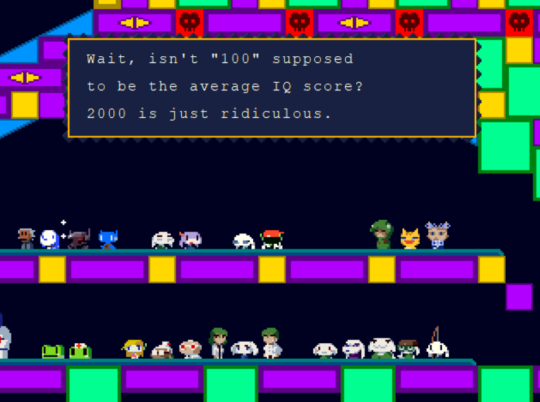 EnlightOne's tweet photo. Maybe I should try posting my stuff a bit more.

Introducing the 2000 IQ #CaveStory Quiz! A difficult freeware mod where you face 50 questions/challenges and try to reach the end. Whatever the outcome, you'll get back a score.

Download: https://t.co/5R9XFVRjyX https://t.co/w5IFDyjGyQ