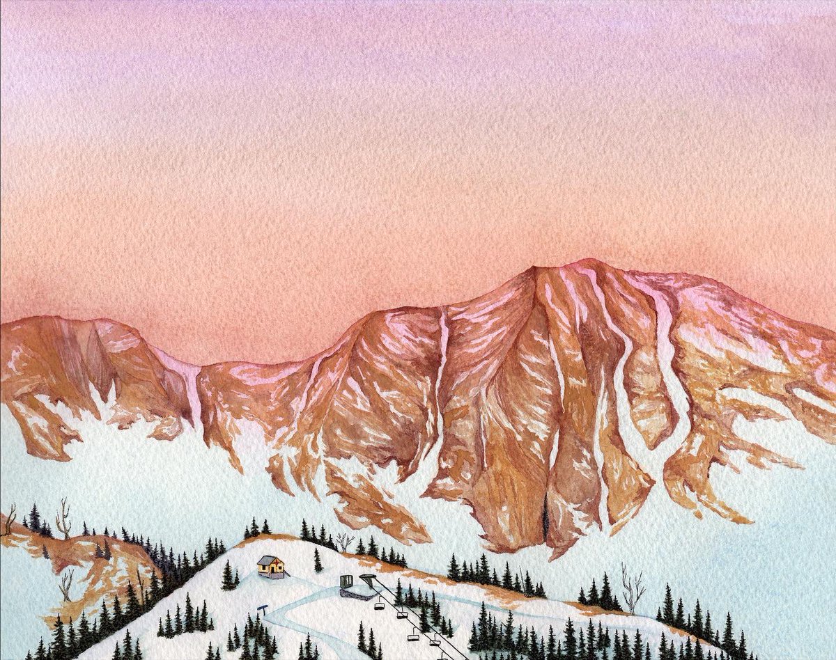 kapowder's tweet photo. Fantasy Ridge, Black Bess Peak and Honeycomb Chutes @SolitudeMTN painted with snowmelt from Powderhorn for #PaintByPowder
Art prints for pre-sale now! To be shipped week of Dec 5. discount code SOLBRIGHT for free shipping. 5% of proceeds to our friends at @protectourwinters. https://t.co/I9EKrAljKA