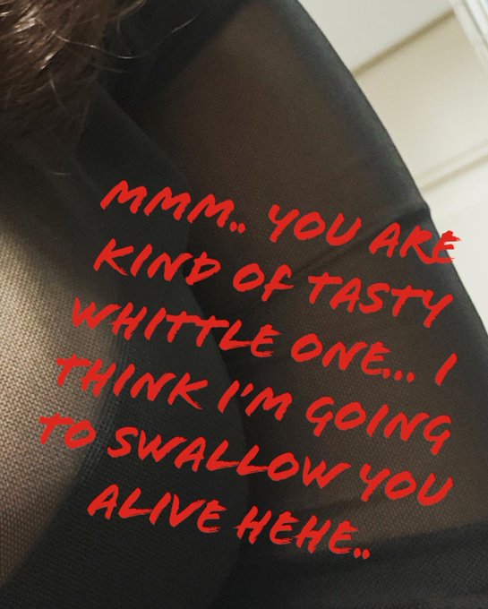 Yummmm 🖤😈 #giantess #giantessvore #giantessrampage https://t.co/FIzFiAXVBU<a href="/tag/giantess"class="tags">#giantess</a><a href="/tag/giantessvore"class="tags">#giantessvore</a><a href="/tag/giantessrampage"class="tags">#giantessrampage</a>