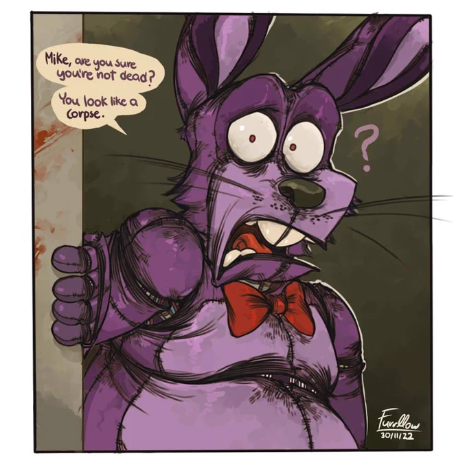 I've been experimenting with my artstyle lately. ⭐️

#FNAF #Plushtrap #FiveNightsAtFreddys #Fuleco 