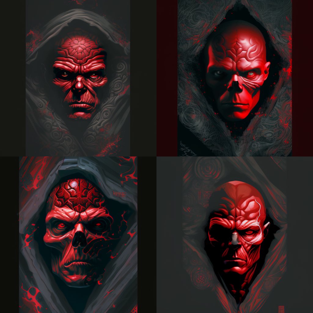 Genjutsu_AI's tweet photo. Supervillain series | Red Skull | #genjutsuai version

@midjourney @ErotemeArt 
@midjourney_ai @Jayexe8 @wizard_lounge
@DervilleStudio @Doppiad_ML

More on:
https://t.co/e0fMxAPsm4 

#midjourney #midjourneycommunity #midjourneyai #aiart #aiartwork #aiartists #aiartcommunity https://t.co/7BLp7z9XUf