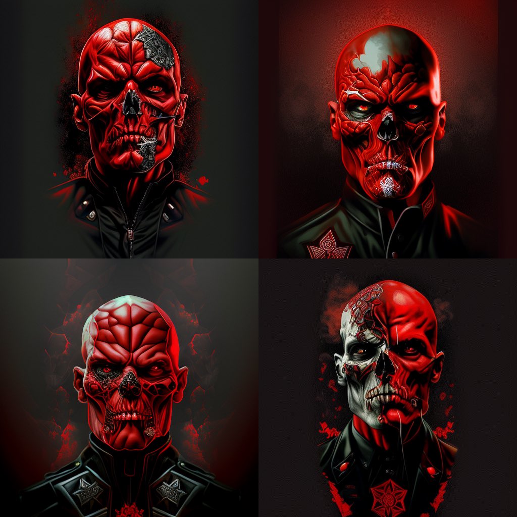 Genjutsu_AI's tweet photo. Supervillain series | Red Skull | #genjutsuai version

@midjourney @ErotemeArt 
@midjourney_ai @Jayexe8 @wizard_lounge
@DervilleStudio @Doppiad_ML

More on:
https://t.co/e0fMxAPsm4 

#midjourney #midjourneycommunity #midjourneyai #aiart #aiartwork #aiartists #aiartcommunity https://t.co/7BLp7z9XUf