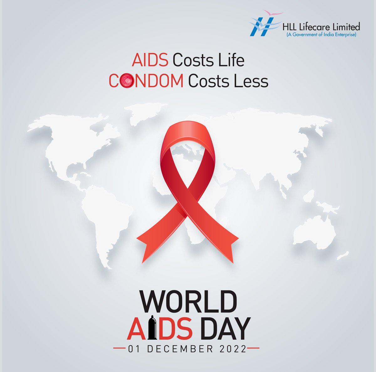 HLLLifecare's tweet photo. WORLD AIDS Day
01 December 2022
#01December #WORLDAIDSday #AIDSday #MOODS #MOODSfromHLL #HINDLABS #AMRIT #VENDIGO #HMA #GovtofIndia #HLL https://t.co/7DEBEi9ugv