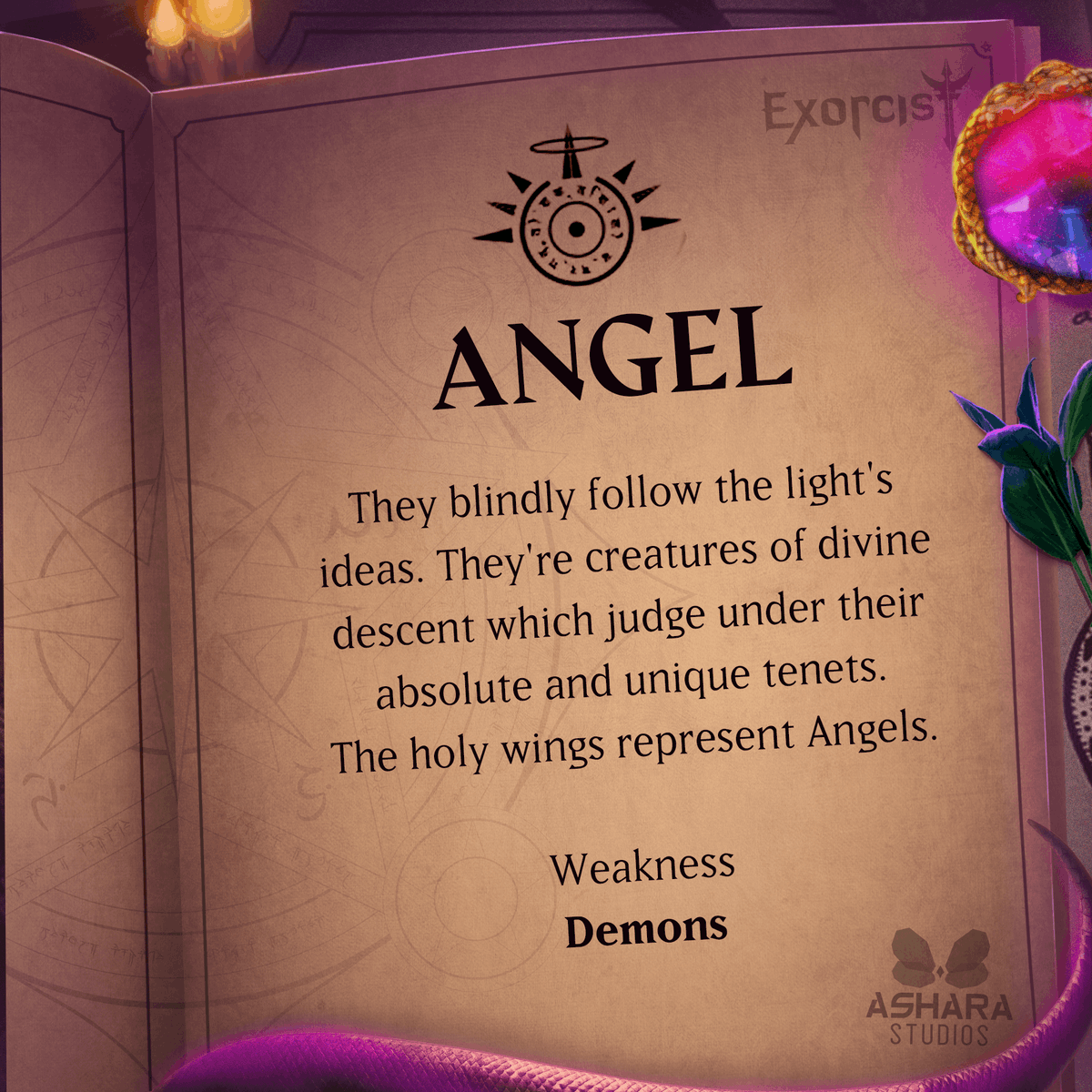 ExorcistVG's tweet photo. 🤫 We want to share something that we have found in our grimoire. 📖

𝗔𝗻𝗴𝗲𝗹

#amwriting #WritingCommunity #gremoire #exorcist #Poltergeist #exorcistcollection #fanart #Lore #BookTwitter #booktwt https://t.co/4WIebXjfLi