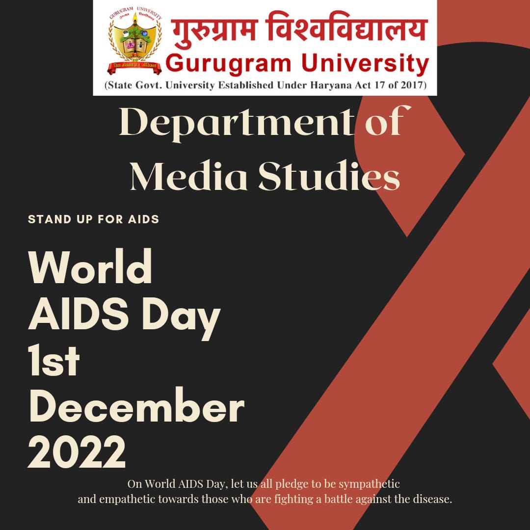 Media Studies Gurugram University (@mediastudiesggu) on Twitter photo Prevention is better than cure
<a href="/gurugramuniver1/">Gurugram University (GUG)</a>
#WorldAIDSDay #gurugramuniversity Prevention is better than cure
<a href="/gurugramuniver1/">Gurugram University (GUG)</a>
#WorldAIDSDay #gurugramuniversity