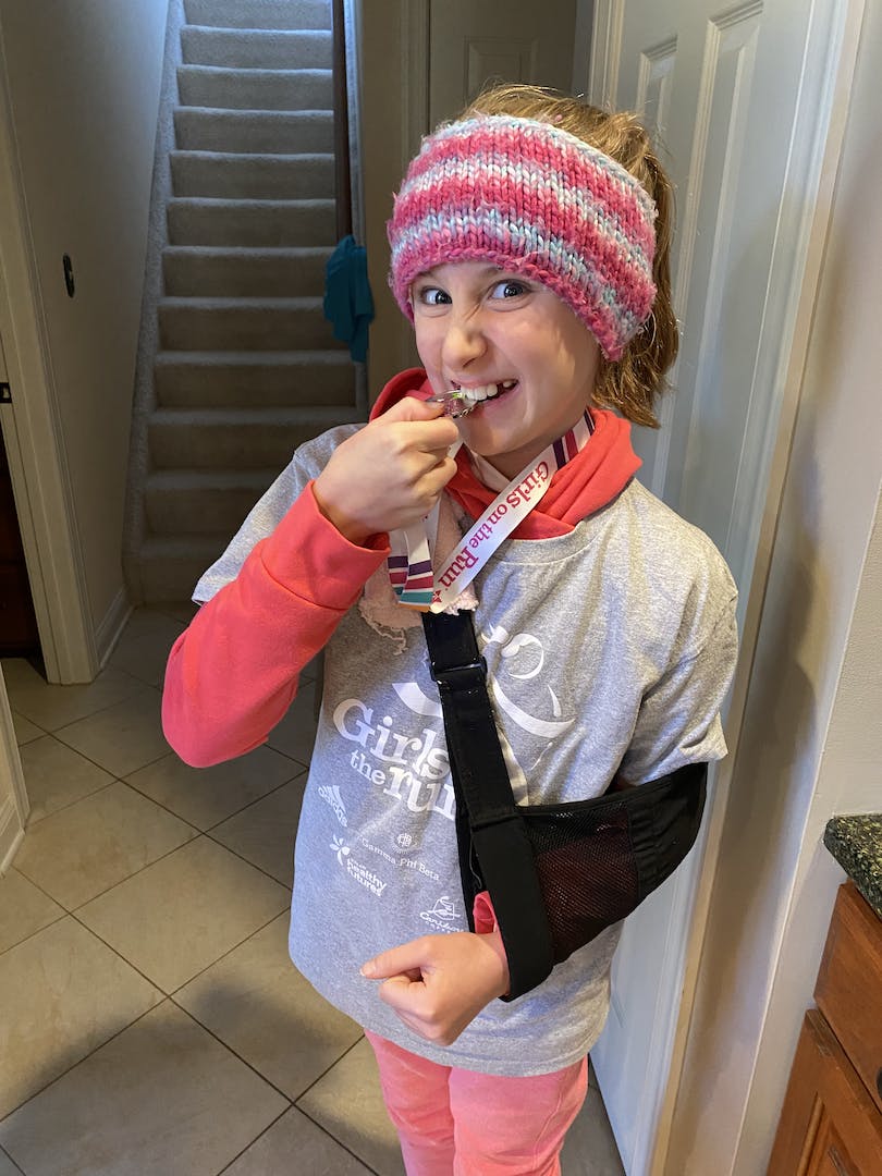 PAYearbookGals's tweet photo. I am so thankful for my oldest daughter's spirit, and thankful to her coaches for the many hours they spent lifting up our Girls on the Run team. We weren't able to run on 11/20, but A walked like a champ and was so kind and encouraging to those around her. #thankfulthursday 🥰 https://t.co/kHNwZOgZp8