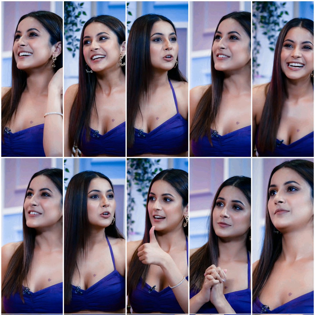 Smile with cuteness face overlod
<a href="/ishehnaaz_gill/">Shehnaaz Gill</a> 💙💙💙 my baby