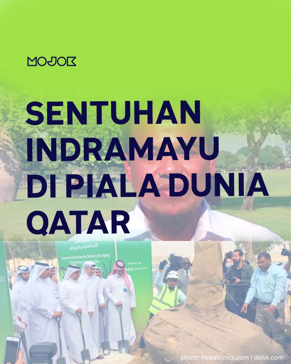 Di balik megah dan indahnya stadion yang jadi venue Piala Dunia 2022 di Qatar, ada sentuhan dingin petani Indramayu. 

Petani itu bernama Saprudin Bastomi. Dialah yang mengurusi sarana dan prasarana stadion, dari mulai taman, rumput, hingga pohon di venue Piala Dunia. #TandaSeru