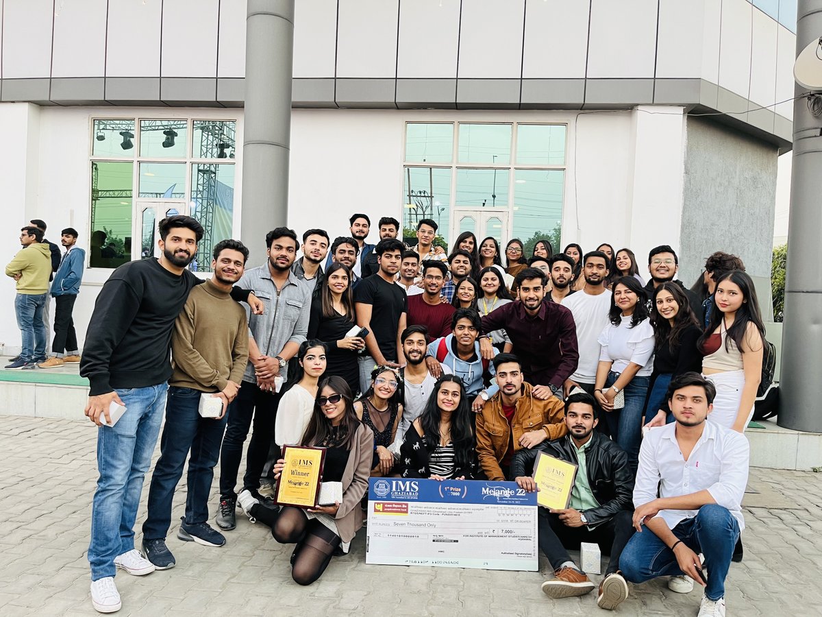 Kiet_edu's tweet photo. #Congratulations to '#Spark_Creation' (Official #Fashion_Club of #KIET) for securing the #First_Position in '#Melange_2022' organised by #IMS_Ghaziabad.
#KIETGroupofInstitutions #Fashion #Winner #KIETEngineeringCollege #KIETGhaziabad #AKTU #AICTE https://t.co/vwG4Jmepal