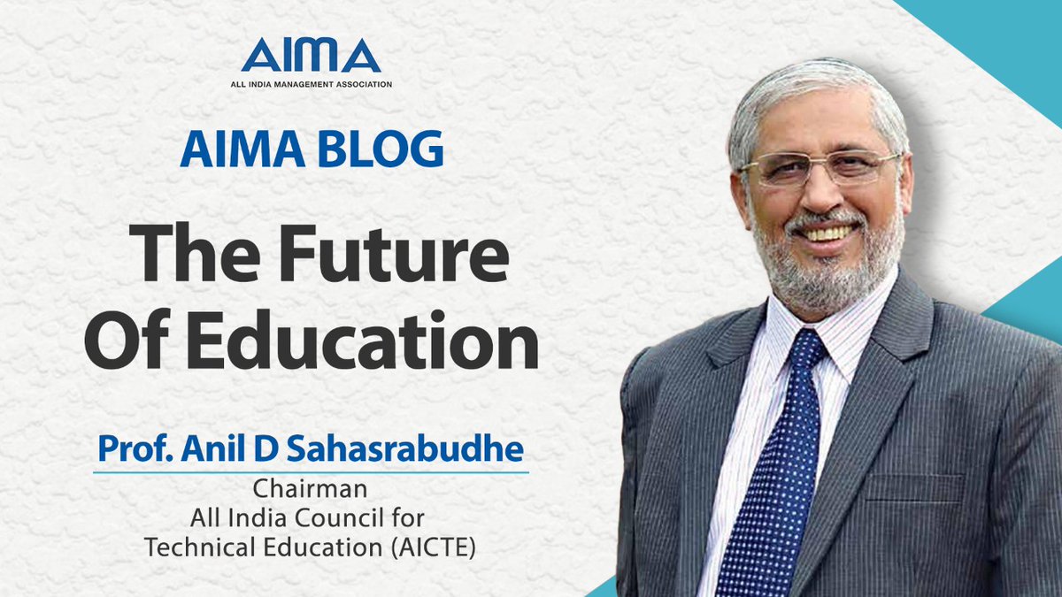 aimaindia's tweet photo. Policymakers should work out innovative ways for future classrooms to function both physically and digitally, says @adsahasrabudhe.
Read Blog to know more- https://t.co/ONdlwrmaDR
#AIMABLOG #ProfAnilDSahasrabudhe #HybridEducation #EducationalTransformation https://t.co/MwEwUe6Cwy