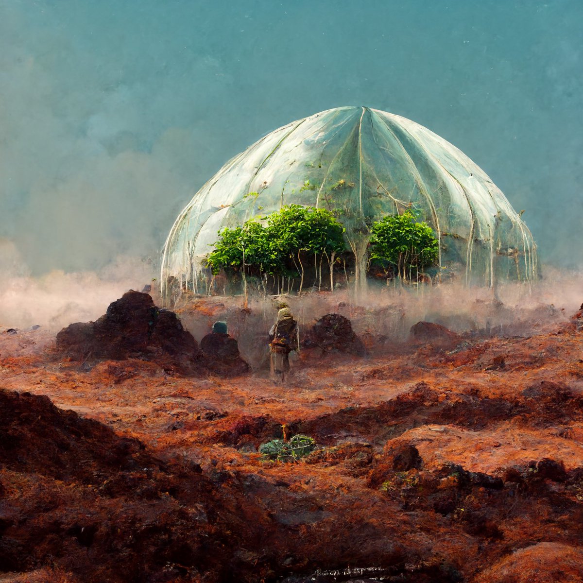SarahJanisseB's tweet photo. Mars Colony Art Gallery- images 9-12
Years: 2068 - 2097 Artwork from the future depicting the settlements, survival, lifestyle and technology of the Mars Colonies. #Mars #lifeonmars #spacetravel #marscolony #SpaceX #marsart https://t.co/cv4sH4GS3U