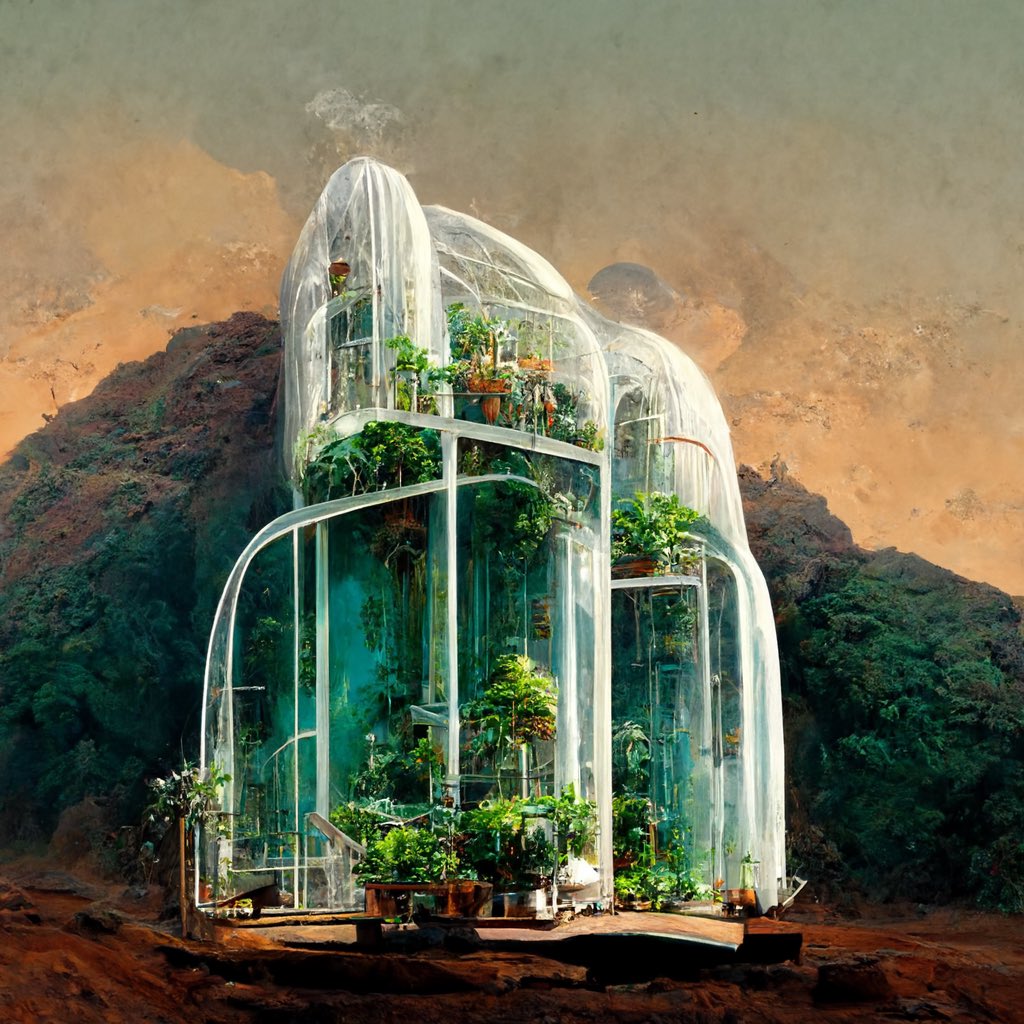 SarahJanisseB's tweet photo. Mars Colony Art Gallery- images 40-43
Years: 2068 - 2097 Artwork from the future depicting the settlements, survival, lifestyle and technology of the Mars Colonies. #Mars #lifeonmars #spacetravel #marscolony #SpaceX #marsart https://t.co/WT0Xll61jN