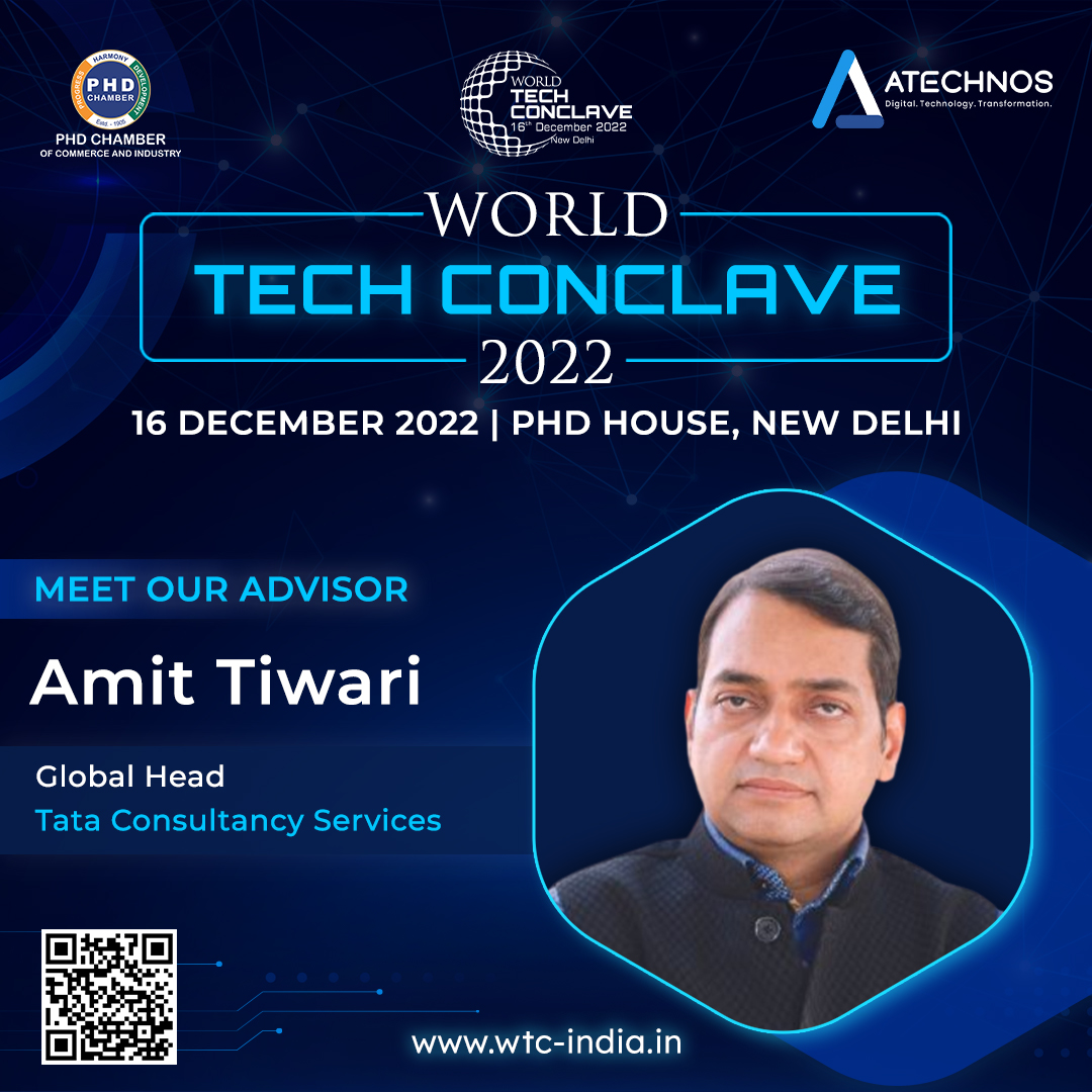 Mr. Amit Tiwari invites you to join the inaugural edition of “World Tech Conclave” on 16th December 2022 at the PHD House, New Delhi.

Register Now: wtc-india.in

#PHDCCI #WorldTechConclave2022 #globalization  #fintech #retailtech #healthtech #edtech #web3 #wtc