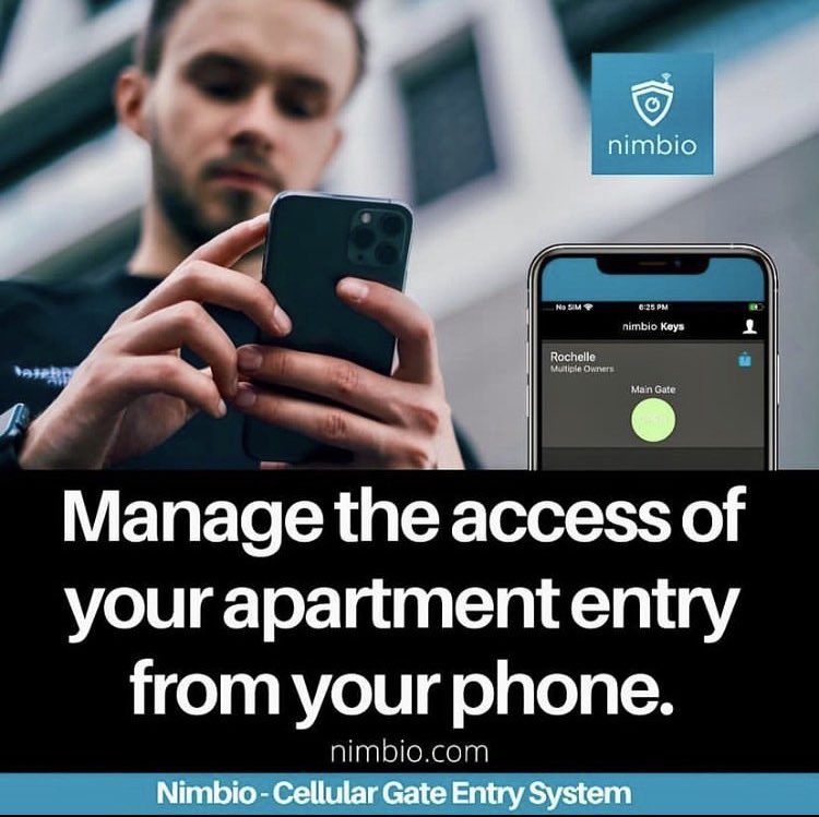 Our technology works with apartments too! Easily grant access to your apartment guests and deliveries. Try Nimbio today!😉bit.ly/39QIata
.

.

.

#technology #tech #daily #nfl #smart #smarthome
#boston #luxuryhomes #miami #realtor #fyp #apartments #apartmenttherapy