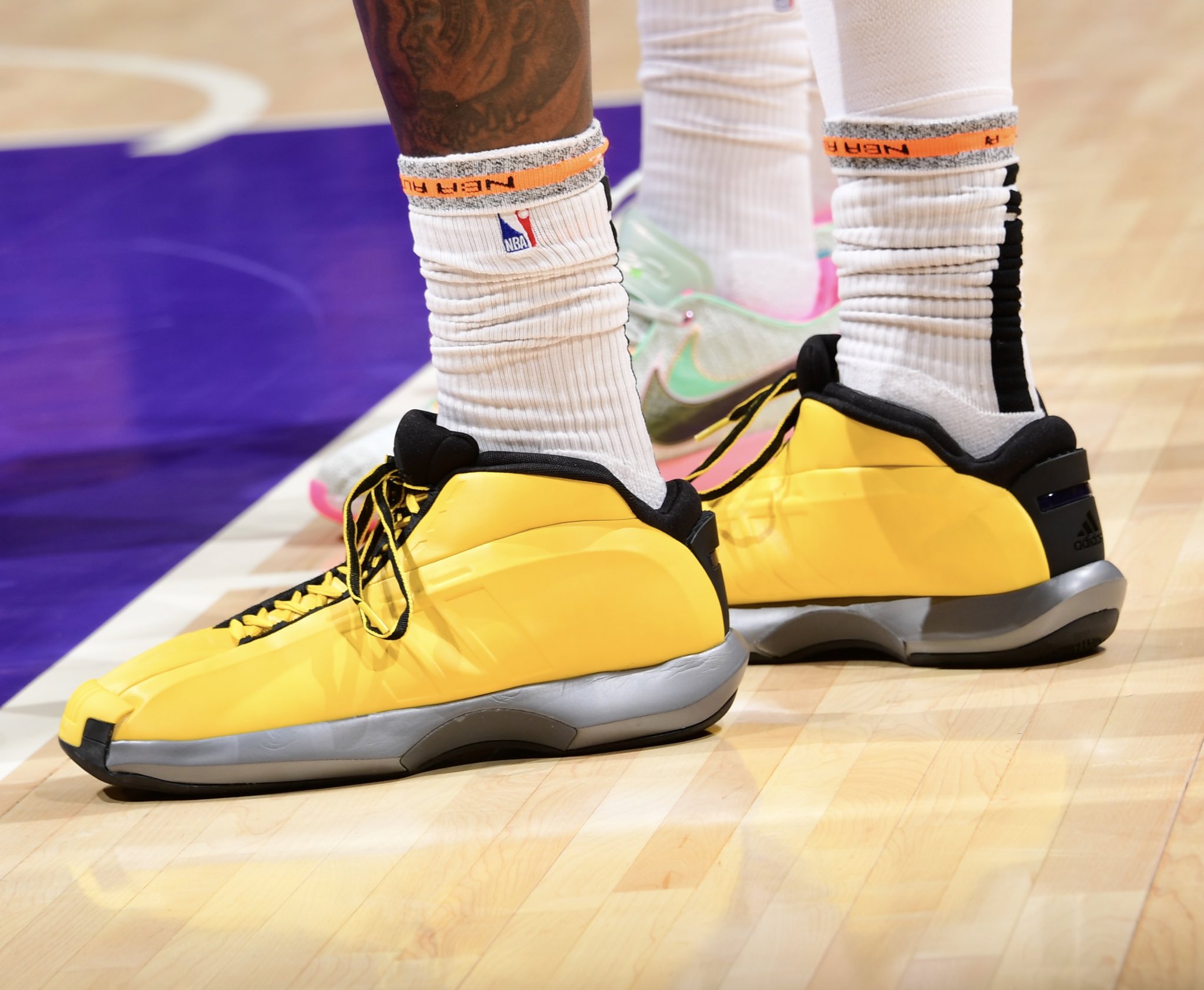 Adidas crazy hot sale 1 on feet