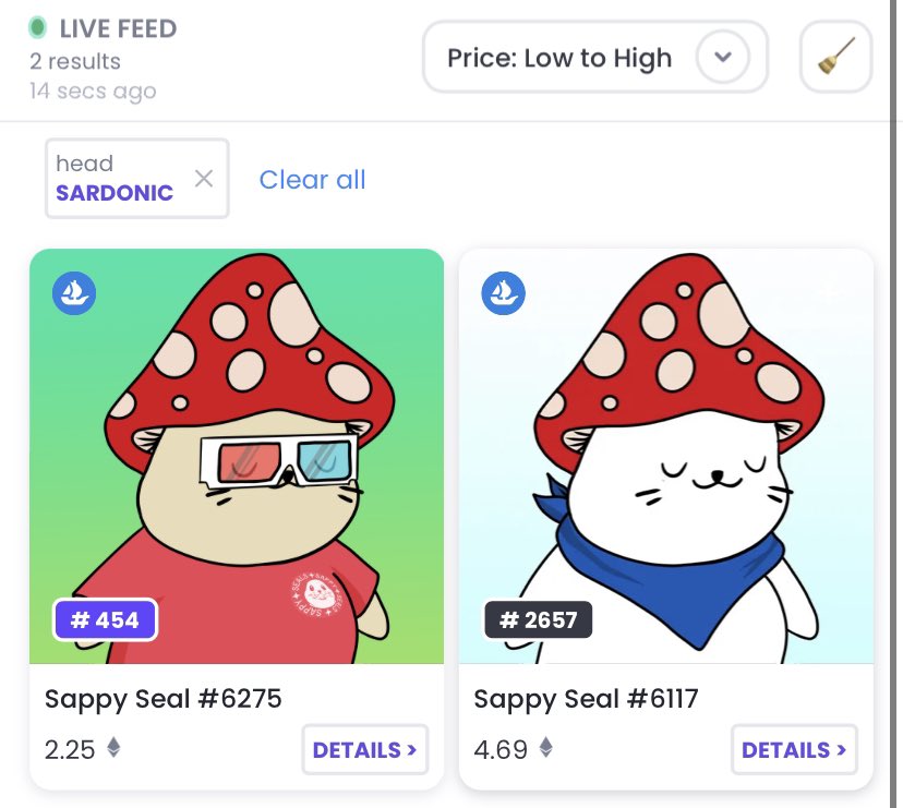 LACLIPCITY1's tweet photo. β€οΈ Weekly π Update β€οΈ
Weβre down to two available across the marketplaces and the floor is up to 2.25e π Cap π
@sappyshrooms @sappyseals
#Shrum https://t.co/f0kbRcvrwd