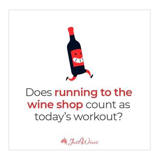 justwines's tweet photo. Wine >>> Workout. We’d ditch the treadmill a million times for the running that leads to wines! Wouldn’t you?
#justwines #justwinesaustralia #justwinesinstagram #wines #winesofinstagram #winestagram #winesofaustralia #springwines #australianwines #aussiewines #winememes https://t.co/YrJZlZQJC8