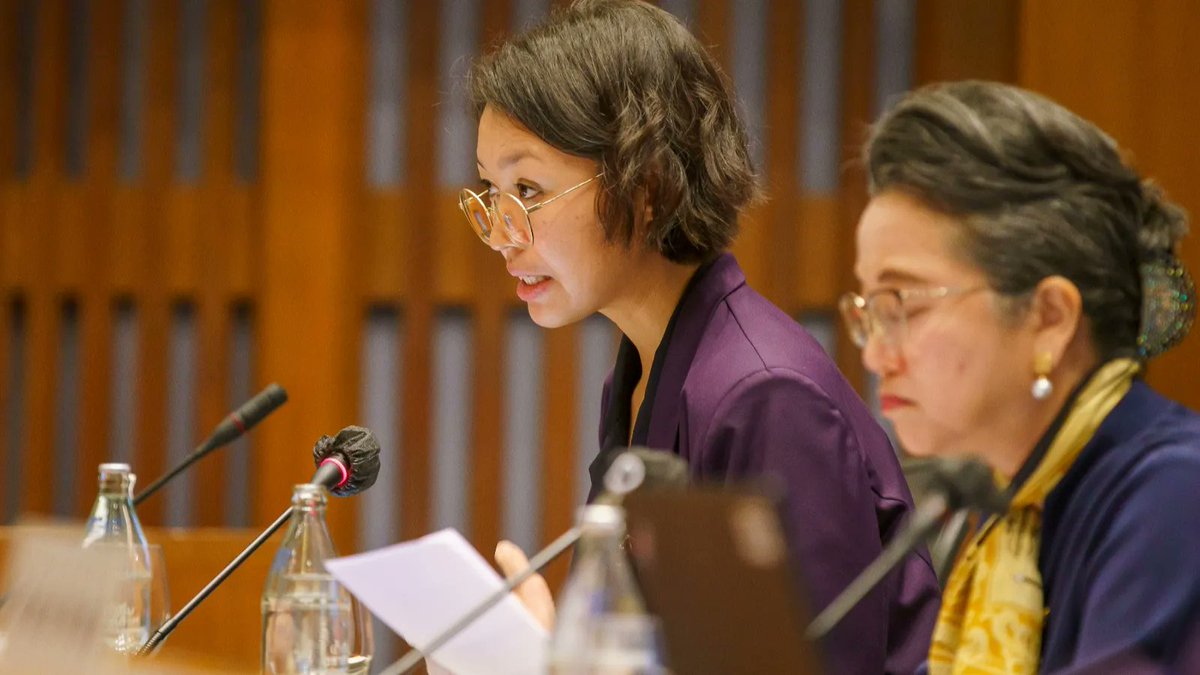 UNESCAP's tweet photo. "#Kazakhstan is exposed to climate risks. The glaciers providing the country with water have shrunk by 30%. In 2020 we pledged to be carbon neutral by 2060." 

- Zulfiya Suleimenova, Vice Minister of Ecology, Geology and Natural Resources of the Republic of Kazakhstan

#EnvCom7 https://t.co/H7maXCDAkI