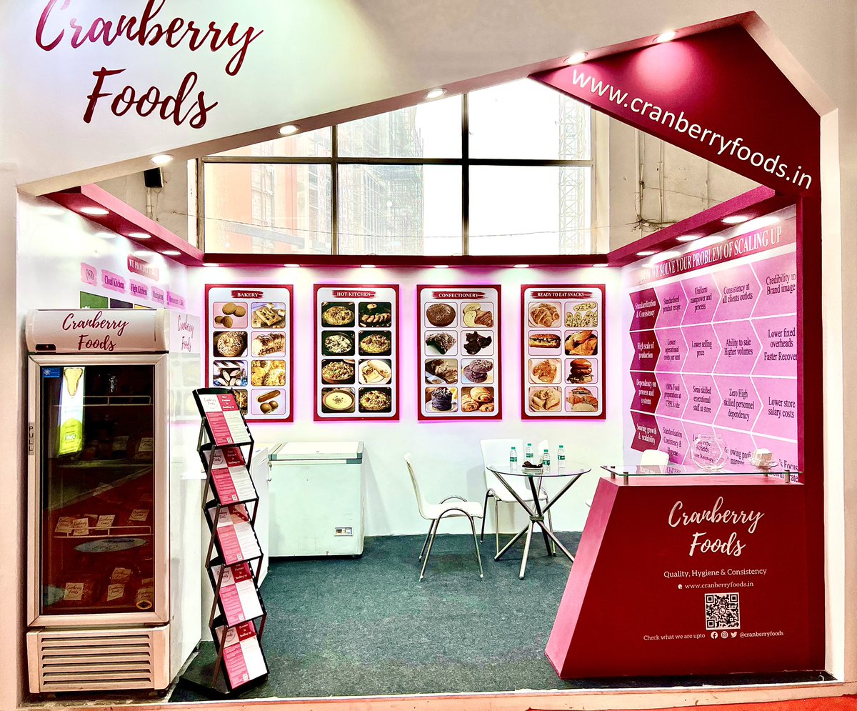 CranberryFoods's tweet photo. We are live @sialindia in Pragati maidan! So excited to exhibit our frozen products at this forum! Let’s goooo!! #SIALIndia2022 https://t.co/Nmy6oE669c
