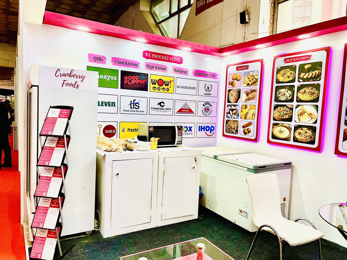 CranberryFoods's tweet photo. We are live @sialindia in Pragati maidan! So excited to exhibit our frozen products at this forum! Let’s goooo!! #SIALIndia2022 https://t.co/Nmy6oE669c