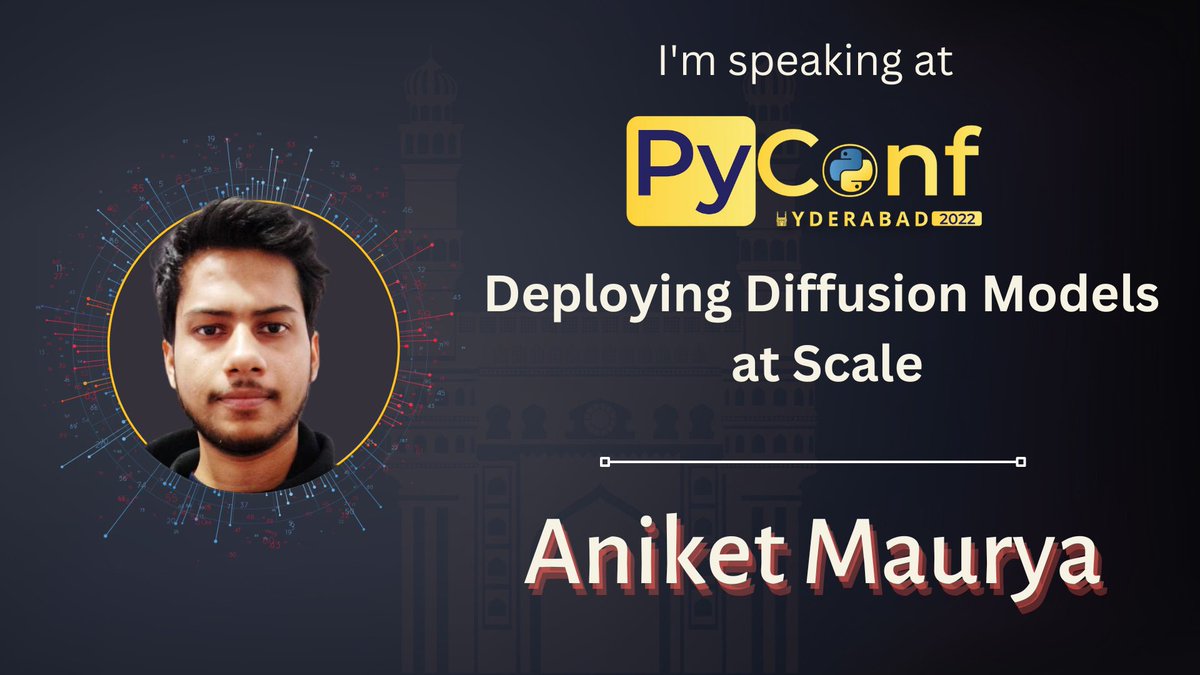 aniketmaurya's tweet photo. See you on 10th & 11th December at the @pyconfhyd event
#PyconfHyd2022 #PyconfHyd22 https://t.co/c9GAIDVfSE