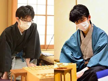 藤井竜王と豊島九段にしか見えなくて笑った(失礼いたします) 