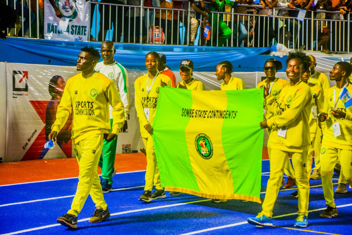 SportsGombe's tweet photo. Some pictures from the Opening Ceremony of the 21st National Sports Festival in Asaba, Delta State. 

#asaba22 #NSF22 https://t.co/EJrjxRvIfG