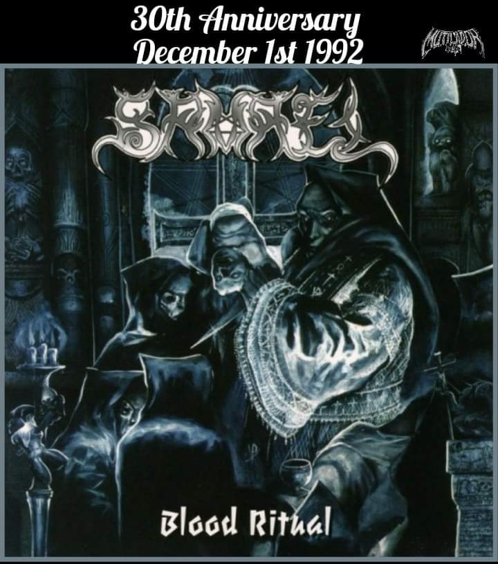 BMplusLegions's tweet image. SAMAEL 
Blood Ritual 
December 1st 1992 

Recorded at the T &amp;amp; T Studios in Gelsenkirchen, Germany, produced by Waldemar Sorychta, cover artwork by Axel Hermann, released by Century Media Records.